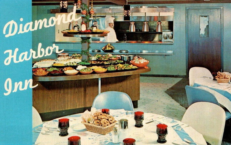 Diamond Harbor Inn - Vintage Postcard (newer photo)